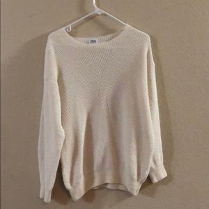 Zara White Sweater